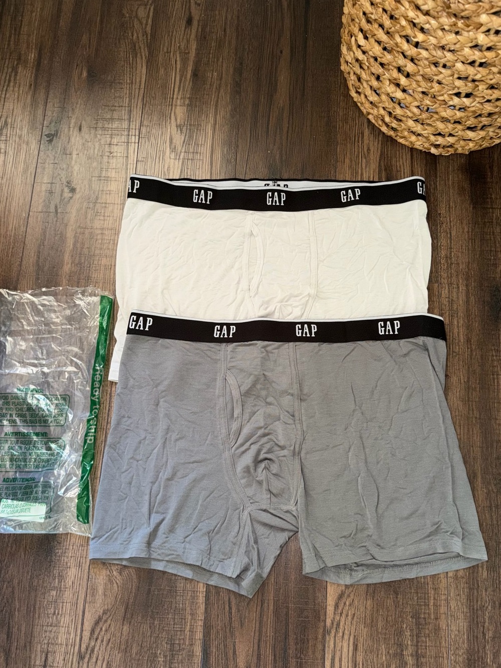 GAP Men's Boxer Briefs 2-Pack Ultra Soft Modal Fly Fabric  Pouch size XXL new